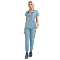 2025 meilleure qualité à manches courtes hôpital gommage ensemble coloré infirmière uniforme pour les chirurgiens qualité vêtements chirurgicaux pour les hôpitaux