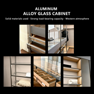 <span class=keywords><strong>Armadio</strong></span> Guardaroba in Alluminio con Ante in Vetro Struttura Autoportante per Cabine <span class=keywords><strong>Armadio</strong></span> di Design per Interni di Ville di Lusso - Product Image 6