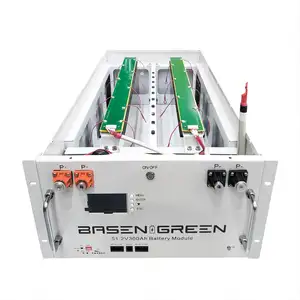 BASEN 48V 16Pcs 230Ah 280Ah 300Ah外壳电池组套件DIY，适用于48V 10KWH 15KWH家用太阳能存储