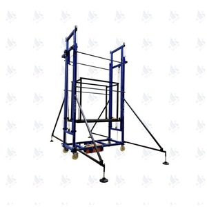 Échafaudage électrique télescopique pliable de 500 kg, échelle de levage électrique - Product Image 1