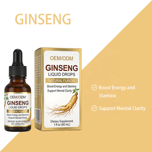 תוסף נוזלי ג'ינסנג מותג פרטי - ייצור לפי הזמנה (OEM/ODM) לתמיכה באנרגיה ובהירות נפשית, 60 מיליליטר טיפות בטעם טבעי - Product Image 5