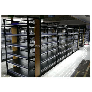 מחיר המפעל רב שכבות פלדה מדפי סופרמרקט באיכות גבוהה מתכת כפולה חד צדדית מדפים גונדולה - Product Image 5