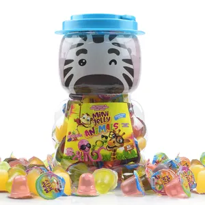 2022 New Animal Face fruit jelly 15g budino jelly factory jelly candy