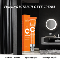 Crème pour les yeux à cinq couches de vitamine C et de niacinamide, anti-rides, raffermissante, multi-effets, réparatrice, hydratante autour des yeux