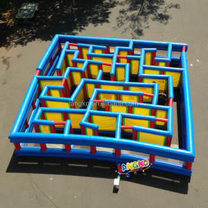 Laberinto inflable <span class=keywords><strong>de</strong></span> casa embrujada, envío <span class=keywords><strong>gratis</strong></span> a puerta, carrera <span class=keywords><strong>de</strong></span> obstáculos para niños con cubierta <span class=keywords><strong>de</strong></span> logotipo personalizado para niños - Product Image 5