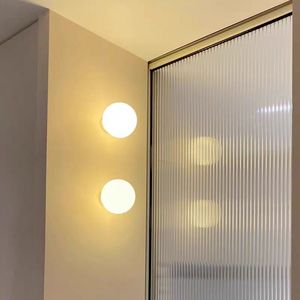 Boule Verre <span class=keywords><strong>Applique</strong></span> Murale Français Minimaliste Designer Salon Fond <span class=keywords><strong>Applique</strong></span> <span class=keywords><strong>Salle</strong></span> <span class=keywords><strong>De</strong></span> Bains Boule Chambre Lampe <span class=keywords><strong>De</strong></span> Chevet - Product Image 2