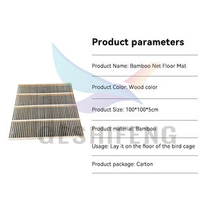 <span class=keywords><strong>GSF</strong></span> G1237-1 Tapis de sol en filet de bambou naturel écologique dédié à l'étaler sous le tapis - Product Image 5