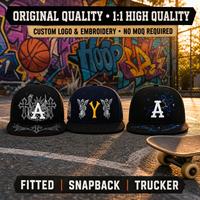 En stock – Casquettes Era 6 panneaux 32 équipes, visière plate, style uni, snapback, nouveau style, brodées vintage, pour homme, streetwear