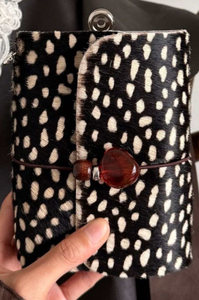 หนังวัวแท้ลายขนสัตว์ สำหรับทำปกสมุด รองเท้า และกระเป๋า - Product Image 6
