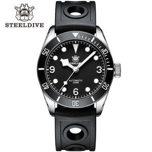 Steeldive-montre de plongée automatique lumineuse, pour hommes, 41mm, cadran bleu saphir, résistance à l'eau 200M, NH35 - Product Image 5