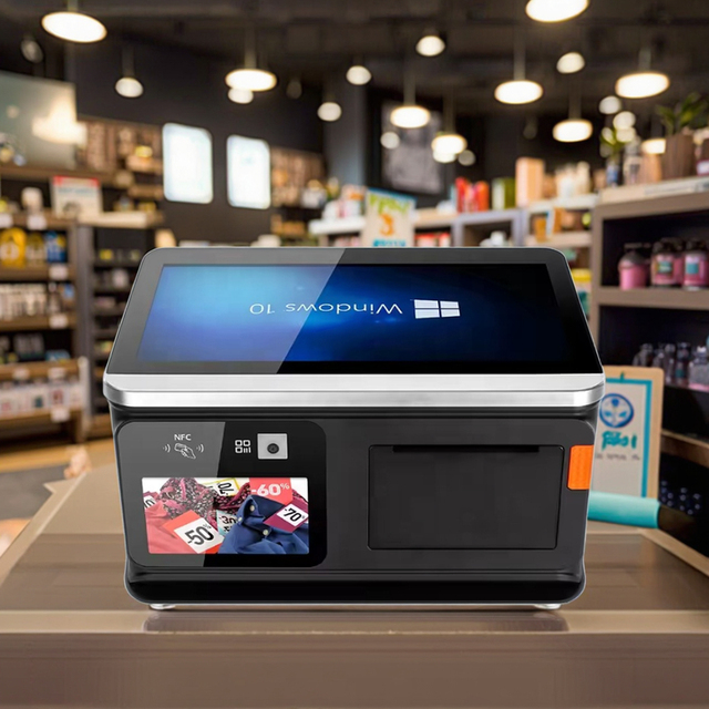 11.6 Inch All-in-One POS Terminal with 80mm Printer Touch Screen Android 11 and Windows 10 for Supermarket