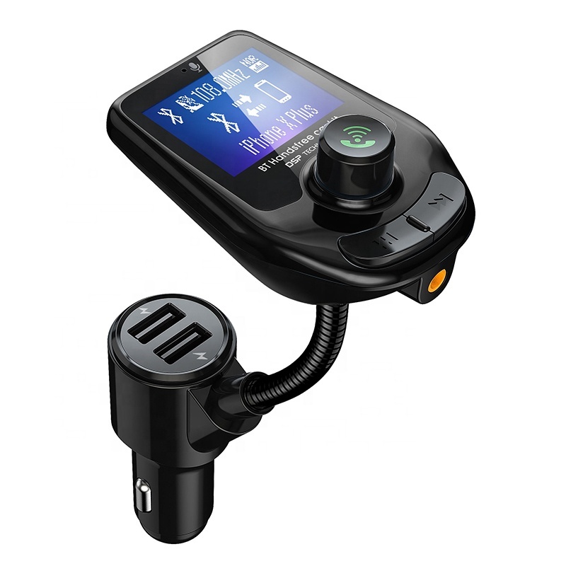 Sans Fil Multifonctionnel Kit de Voiture Mains Libres Bluetooth/Adaptateur Émetteur FM/Appel/Mp3 Lecteur ports USB pour chargeur