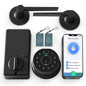 हथेली की नस जस्ता मिश्र धातु स्मार्ट डोर लॉक वाई-फाई बायोमेट्रिक कीलेस एंट्री - Product Image 3