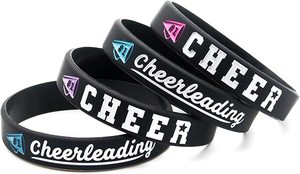 Pulseras de Silicona al por Mayor, Duraderas, Impermeables y Ecológicas, con Ancho de Banda de 12 mm, Regalos de Animadoras - Product Image 3