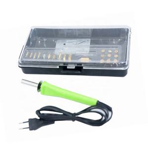 TOPEAST-Ensemble d'outils professionnels pour combustion du <span class=keywords><strong>bois</strong></span>, 220V, 30W, certifié CE/FCC/ROHS, bricolage, <span class=keywords><strong>dessin</strong></span> à la main, <span class=keywords><strong>pyrogravure</strong></span>, ensemble d'outils en cuir, TP-002EU - Product Image 3