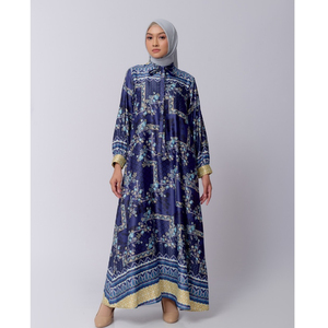 Elegante Vestido Almaty de Tela Sedosa con Mangas Abullonadas, Ideal para Busui y Wudhu, para Uso Diario - Product Image 2
