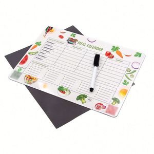 Magnet Whiteboard Refrigerator Memo Calendar 2025 Monthly Event Table Schedule Weekly Magnetic <b>Fridge</b> Planner - Product Image 1
