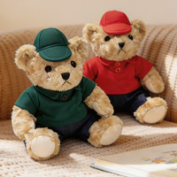 Polo en peluche Ourson avec logo personnalisé en polyester et coton PP