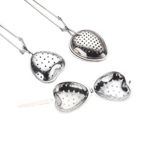 1pcs Filtre à thé en acier inoxydable avec poignée Filtre à thé en vrac Poignée de thé Assaisonnement Hot Pot Ball Infuser Dropshipping