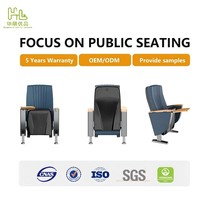 Chaises de salle de conférence pliables personnalisées pour auditorium, théâtre, cinéma, école, hôtel, salle de conférence, salle de conférences, sièges d'auditorium