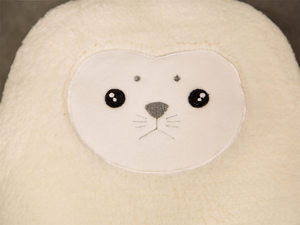 Nuevo juguete de peluche Ocean animals Chubby White Seal - Product Image 2