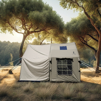 Forerunner Extra-Large 9 + 9 Air Tente Durable Imperméable Coupe-Vent Oxford Tissu Détachable Conception Camping En Plein Air Peut Accueillir