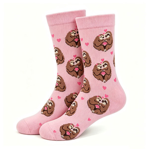 Calcetines Divertidos de Animales 2026: Lindos Corgi, Unicornio, Gato, Panda, Perro, Ganso. Calcetines de Algodón hasta la Pantorrilla, Unisex, para Adultos. Venta al por Mayor, Personalizados. - Product Image 5