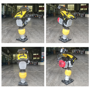 Maquinaria <span class=keywords><strong>de</strong></span> construcción <span class=keywords><strong>de</strong></span> edificios Suelo <span class=keywords><strong>de</strong></span> alta calidad <span class=keywords><strong>Tierra</strong></span> Empuje manual Rm80 Gasolina Salto <span class=keywords><strong>de</strong></span> gasolina Gato Tamping Rammer Compactador - Product Image 2