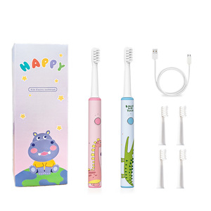 Children Electric <b>Toothbrush</b> Type C Charging 500mAh <b>Battery</b> Soft Bristles Cartoon Design - Product Image 2