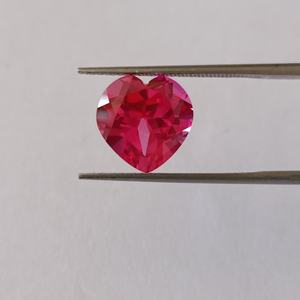 Producto en Oferta: Rubí Sintético Cultivado en Laboratorio, Corte Corazón, Gema Suelta para Joyería, Rubí Hecho a Mano para la Elaboración de Joyas - Product Image 5