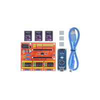 AIZESION 3D Printer Kit CNC Shield V3 V4 Engraving Machine Kit NANO Improved Version 4988 Driver