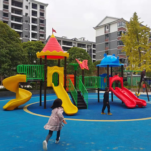 Outdoor Children's <b>Slide</b> Playground Equipment <b>Plastic</b> Kindergarten Swing Combination 3 Years Old Unisex - Product Image 1