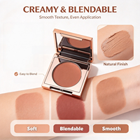 Palette de correcteurs crème mono-teinte longue tenue, végétaliens, sans cruauté, résistants à l'eau, pour le visage, cosmétiques en marque blanche