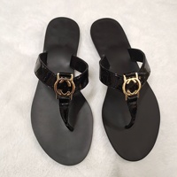 YESTEEM Nouvelles tongs d'été plates grande taille confortables antidérapantes polyvalentes pour la plage Vente directe usine