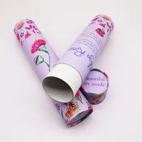 Tubes d'expédition en carton avec couvercle pour affiches