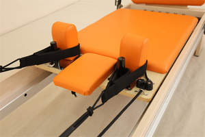 HUAVIGOR Reformer Pilates en Bois d'Érable Entièrement Réglable - Lit d'entraînement pour le renforcement du tronc, idéal pour <span class=keywords><strong>la</strong></span> maison et le studio, améliore <span class=keywords><strong>la</strong></span> force et l'équilibre - Product Image 6