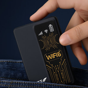 เราเตอร์ 4G รองรับซิมการ์ด พกพาสะดวก WiFi6 สำหรับใช้งานนอกสถานที่  แบตเตอรี่สำรอง 10000mAh ช่องเสียบ USB Type-C  พร้อมฟังก์ชันไฟร์วอลล์ ได้รับมาตรฐาน CE RoHS รุ่น DNXT M20 - Product Image 1