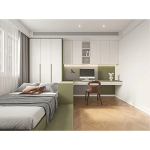 Armadio Moderno di Lusso Minimalista per Camera da Letto, Set Modulare Autoportante in Legno con Spazio <span class=keywords><strong>Salvaspazio</strong></span> per Sala da Pranzo - Product Image 3