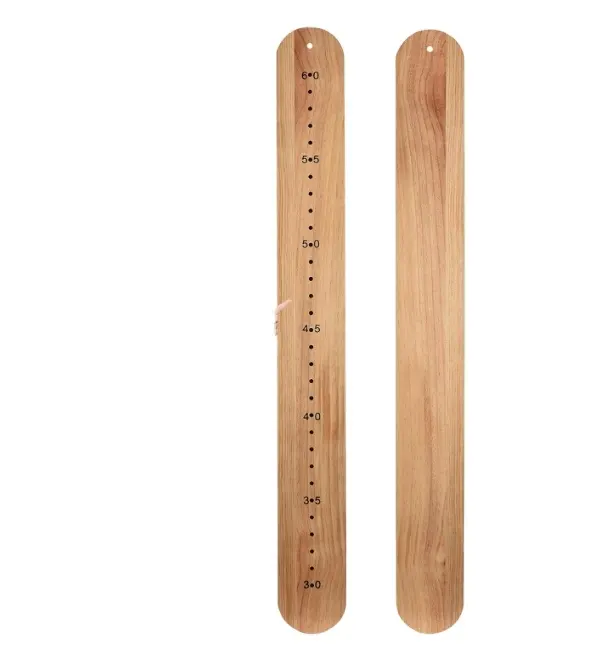 مقياس طول خشبي للأطفال للديكور الجداري، مسطرة قياس الطول للأطفال معلقة على الحائط، مخطط نمو للأولاد والبنات