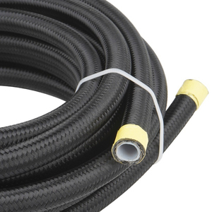4an 6an 8an 10an 12an 16an 20an in nylon nero acciaio inossidabile intrecciato PTFE olio di raffreddamento tubo del carburante tubo di raffreddamento olio - Product Image 1