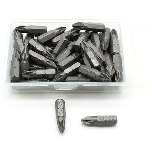 رؤوس مفكات DT مقاس 25 مم 1/4 بوصة من نوع Pozi Torx، رؤوس مفكات فولاذية للاستخدام الصناعي وأعمال الـDIY - Product Image 4
