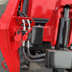 Mini-chargeuse compacte sur chenilles CE EPA 5 pour petits travaux de jardinage avec tarière, pelle, chasse-neige et trancheuse, moteur puissant et performant, livraison gratuite - Product Image 5