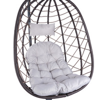 2024 nouvelle chaise d'extérieur pliante rotin vente chaude moderne rotin oeuf chaise suspendue Paris café parisien Bistro canapé chaise en rotin