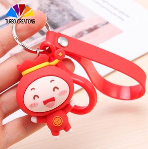 Ausziehbarer Gummi-Schlüsselanhänger mit Anpassbarem Logo, Kawaii Schlüsselanhänger-Taschen-Set - Product Image 1