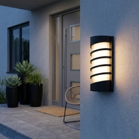Applique murale LED moderne IP65 étanche à double panneau PC 10W, installation facile, luminaire extérieur de type applique murale LED