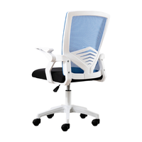 Mobilier de bureau Fauteuil inclinable à dossier Mesh Nylon Leg Support Executive Ergonomique Fauteuil de bureau pivotant à roulettes pour ordinateur
