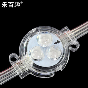 Ngoài trời không thấm nước đua ngựa dẫn điểm ánh sáng 3cm PVC 512 màu sắc thay đổi bên ngoài bức tường trang trí nội bộ kiểm soát bên ngoài - Product Image 2