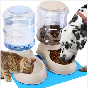 Novo Design Popular de Tigela Automática de Plástico para Beber Água de Animais de Estimação, Alimentador de Ração para Cães e Gatos, Dispensador de Água para Animais de Estimação - Product Image 1