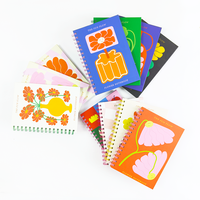 Carnet à spirale en papier d'art de haute qualité avec logo personnalisé, vente en gros, format A4 A5, journal à reliure spirale, cadeau d'entreprise, fourniture en vrac, personnalisé