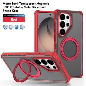 Funda Magnética Anticaídas para Teléfono <span class=keywords><strong>Samsung</strong></span> <span class=keywords><strong>Note</strong></span> <span class=keywords><strong>20</strong></span> <span class=keywords><strong>Ultra</strong></span>, Diseño de Armadura de Alta Calidad, Suave al Tacto, con Soporte Giratorio de 360 Grados - Product Image 4